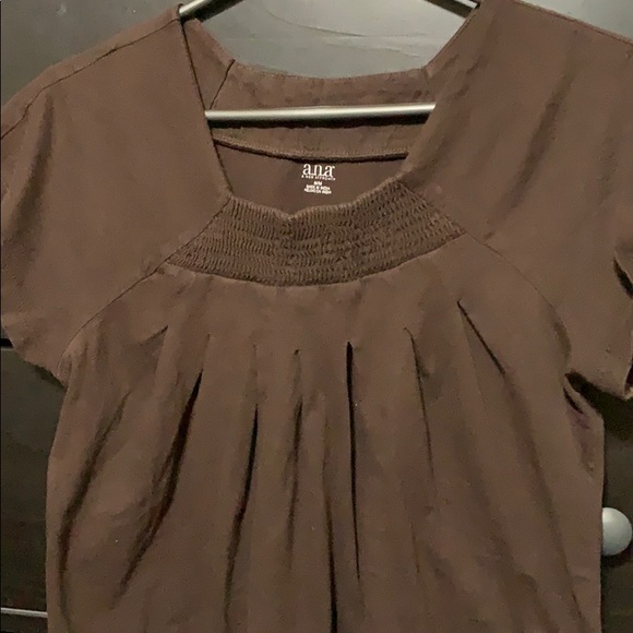 ANA Brown tapered top - Picture 2 of 5